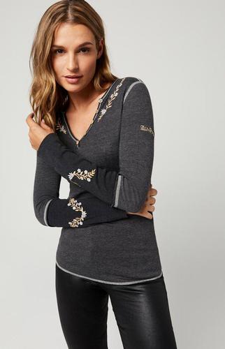 Alp N Rock Mountain Flower Henley - Women's
