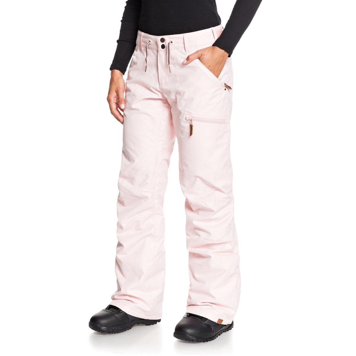 roxy nadia snowboard pants silver pink