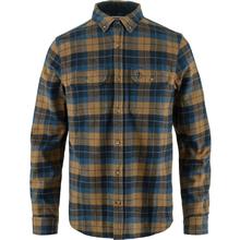 Fjallraven Singi Heavy Regular Fit Flannel Shirt - Men's NAVY_BUCKWHEATBROWN