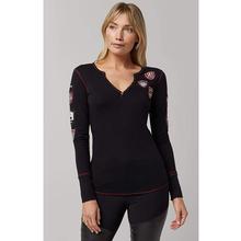 Alp N Rock Ski The World Henley Shirt - Women's BLACK