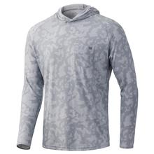 Huk Waypoint Running Lakes Hoodie - Men's OVERCAST_GREY
