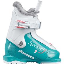 Nordica Speedmachine J1 Ski Boot - Girls' BLUE_WHITE