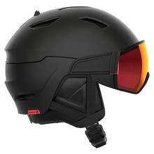 Salomon Driver Visor Helmet BLACK_RED