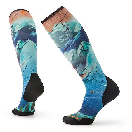 Smartwool Ski Targeted Cushion Lift Bunny Print OTC Sock - Women's