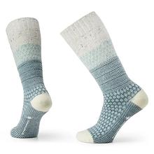 Smartwool Everyday Popcorn Cable Crew Sock - Women's PEWTER_BLUE