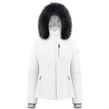 Poivre Blanc Stretch Ski Jacket with Faux Fur - Women's WHITE