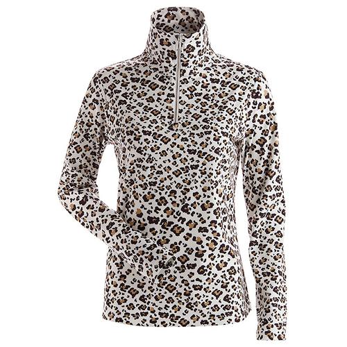 Nils Novi Leopard 1/4 Zip Top - Women's