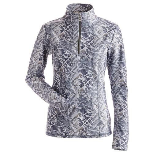  Nils Robin Print 1/4 Zip Top - Women's