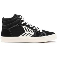 Cariuma Catiba Pro High Skate Shoe BLACK_CONTRAST_IVORY