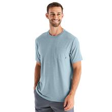 Free Fly Bamboo Flex Pocket Tee - Men's HEATHER_TIDE