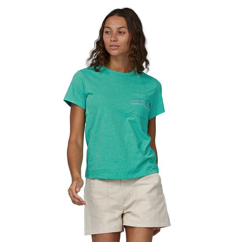  Patagonia Ridge Rise Stripe Pocket Responsibili- Tee - Women's