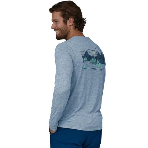 Patagonia Cap Cool Daily Graphic Long-Sleeve Shirt - Lands - Men's
