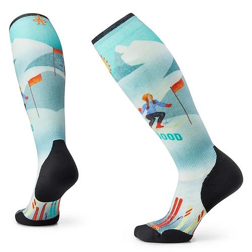 Smartwool Ski Targeted Cushion Snow Bunny Print OTC Sock - Women's