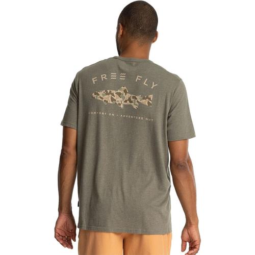  Free Fly Trout Camo Pocket T- Shirt - Men's