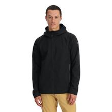 Spyder Gridweb Shellfleece Hooded Jacket - Men's BLK