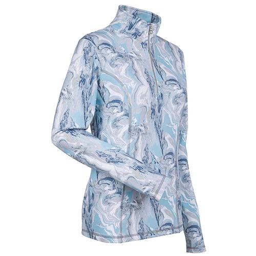 Nils Robin Print 1/4 Zip Turtleneck Mid-Layer - Women's