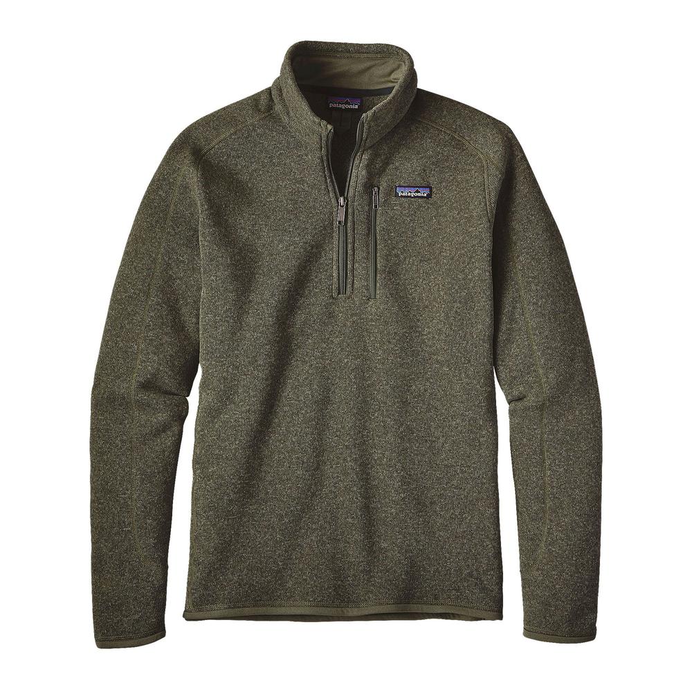 green patagonia sweatshirt