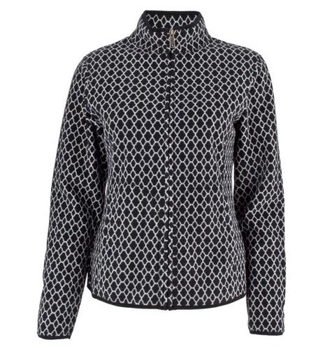 White Sierra Alpha Tek Print Fleece - Women's
