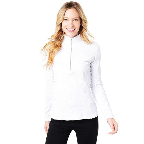 Sno Skins Jacquard Mid Layer 1/4 Zip Top - Women's