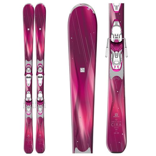 Salomon Cira Skis with Lithium 10 Ski Bindings - Women's