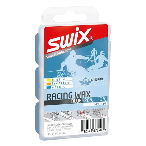  Swix Bio Training Wax : Ur6 Blue : 60 Grams