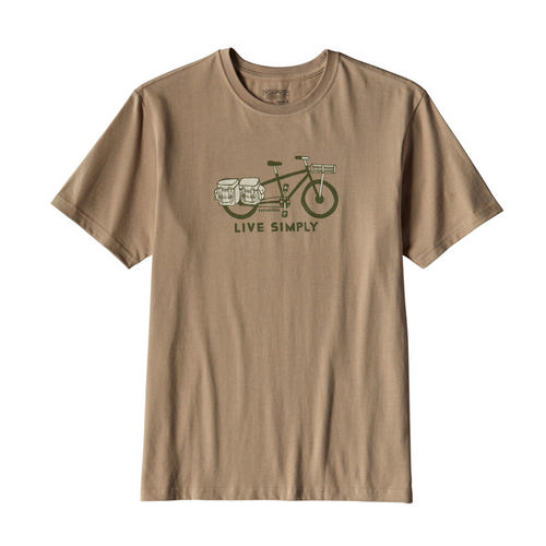 Patagonia Live Simply Cargo Bike Cotton/Poly Responsibili-Tee - Men's
