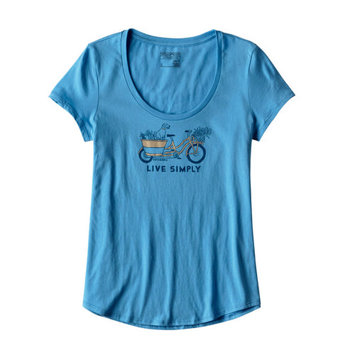 Patagonia Live Simply Market Bike Scoop T-Shirt - Women's
