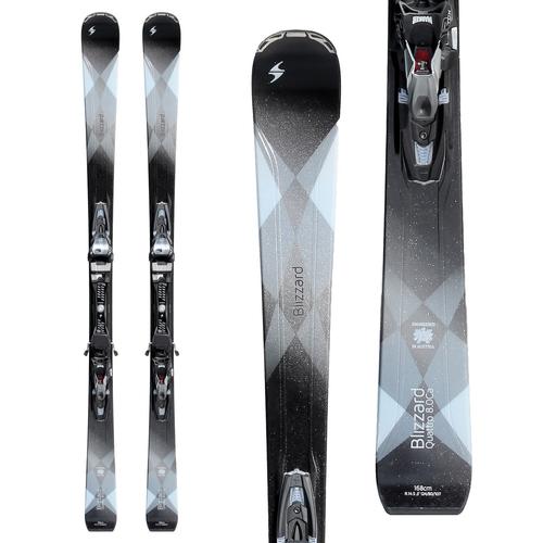 Blizzard Quattro 8.0 CA Skis with TCX 12 Bindings - Women's