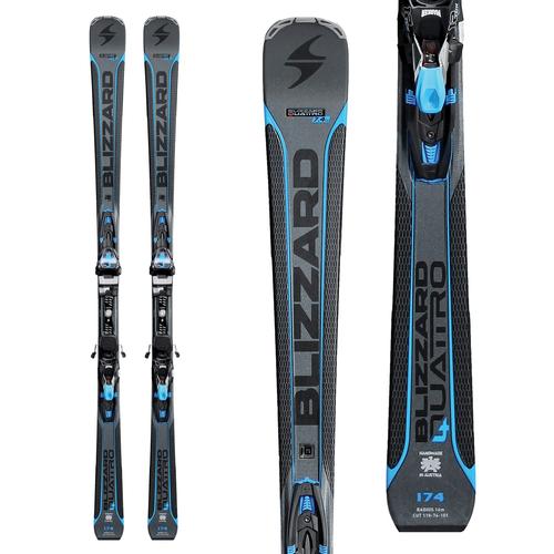 Blizzard Quattro 7.4 CA Skis with TCX 12 Binding