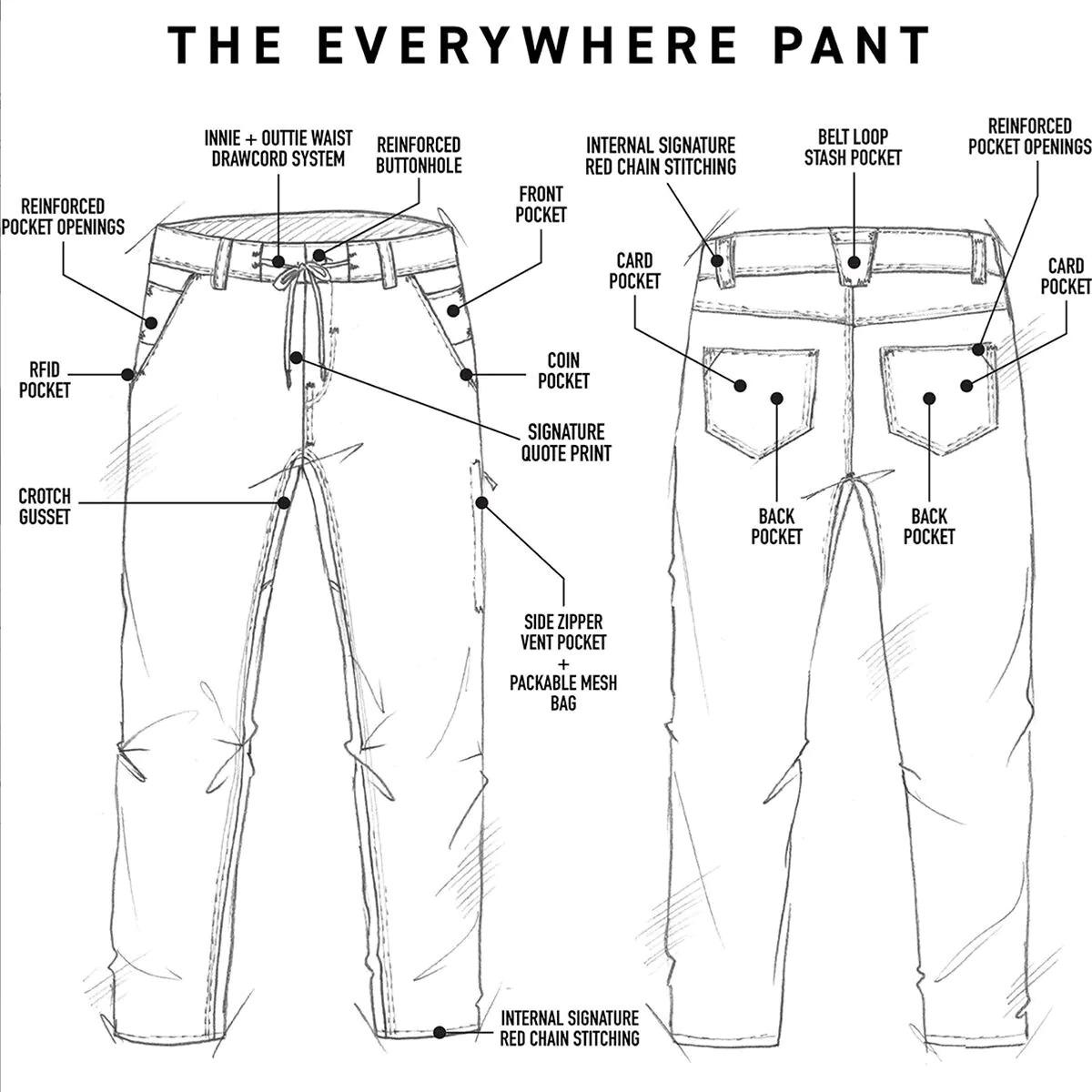 686 Slim Fit Everywhere Pant - Men's
